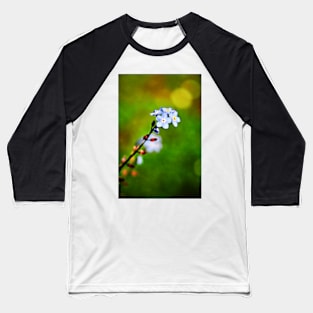A Forget Me Not flower Baseball T-Shirt